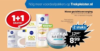 Trekpleister Nivea gezichtsverzorging aanbieding