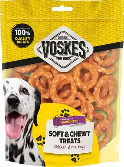 Intratuin Voskes kauwring kip met rijst 400 g aanbieding