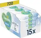 Bol.com Pampers Harmonie Aqua Babydoekjes 15 Verpakkingen = 720 Babydoekjes aanbieding