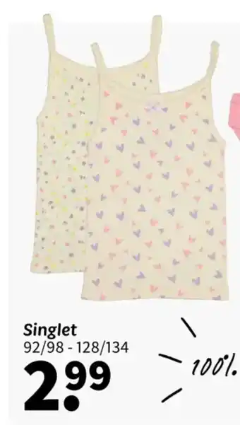 Wibra Singlet aanbieding