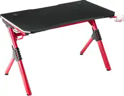 Bol.com Game bureau Mistral - gaming desk - led verlichting - 120 x 60 cm aanbieding