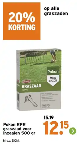 GAMMA Pokon RPR graszaad voor inzaaien aanbieding