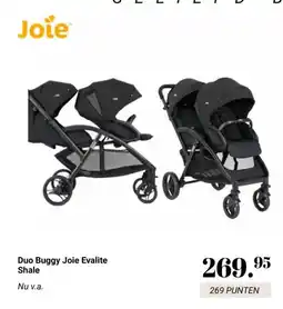 Van Asten BabySuperstore Duo Buggy Joie Evalite Shale aanbieding