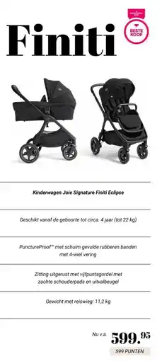 Van Asten BabySuperstore Kinderwagen Joie Signature Finiti Eclipse aanbieding