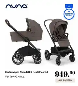 Van Asten BabySuperstore Kinderwagen Nuna MIXX Next Chestnut aanbieding