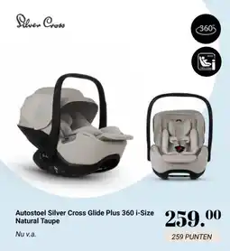 Van Asten BabySuperstore Autostoel Silver Cross Glide Plus 360 i-Size Natural Taupe aanbieding