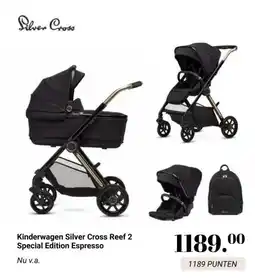 Van Asten BabySuperstore Kinderwagen Silver Cross Reef 2 Special Edition Espresso aanbieding