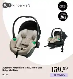 Van Asten BabySuperstore Autostoel Kinderkraft Mink 2 Pro I-Size Beige Met Base aanbieding