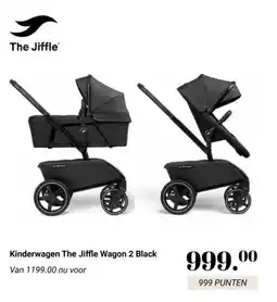 Van Asten BabySuperstore Kinderwagen The Jiffle Wagon 2 Black aanbieding