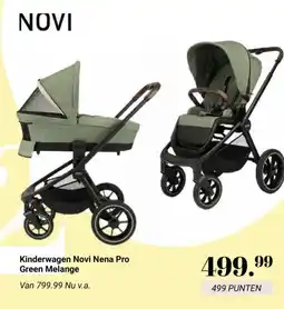 Van Asten BabySuperstore Kinderwagen Novi Nena Pro Green Melange aanbieding