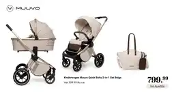 Van Asten BabySuperstore Kinderwagen Muuvo Quick Boho 2-in-1 Set Beige aanbieding
