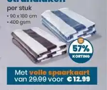 CoopCompact Strandlaken aanbieding