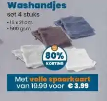 CoopCompact Washandjes aanbieding