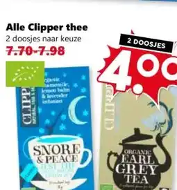 CoopCompact Alle Clipper thee aanbieding