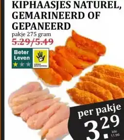 CoopCompact KIPHAASJES NATUREL, GEMARINEERD OF GEPANEERD aanbieding