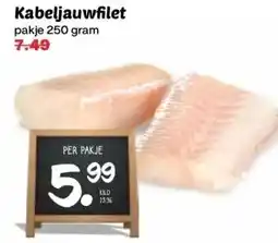 Coop Kabeljauwfilet aanbieding