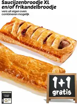 Coop Saucijzenbroodje XL en/of frikandelbroodje aanbieding