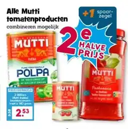 Boon`s Markt Alle Mutti tomatenproducten combineren mogelijk aanbieding