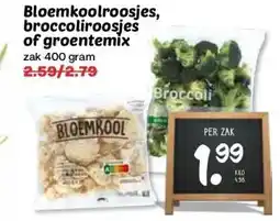 Boon`s Markt Bloemkoolroosjes, broccoliroosjes of groentemix aanbieding