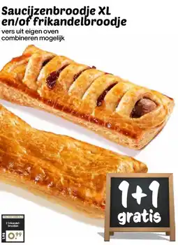 Boon`s Markt Saucijzenbroodje XL en/of frikandelbroodje aanbieding