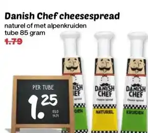 Boon`s Markt Danish Chef cheesespread aanbieding