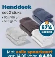 Boon`s Markt Handdoek aanbieding