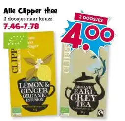 Boon`s Markt Alle Clipper thee aanbieding