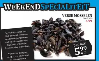 Boon`s Markt VERSE MOSSELEN aanbieding