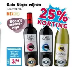 Boon`s Markt Gato Negro wijnen aanbieding
