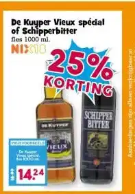 Boon`s Markt De Kuyper Vieux spécial of Schipperbitter aanbieding
