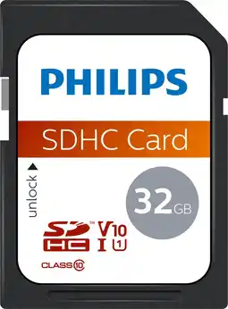 Bol.com Philips FM32SD45B - SDHC kaart 32GB - Class 10 - UHS-I U1 aanbieding