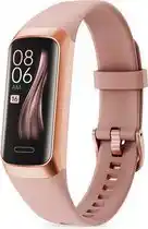 Bol.com FITAGE Stappenteller - Activity Tracker - Stappenteller Horloge - Smartwatch - Dames en Heren - Roze aanbieding