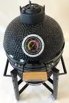 Bol.com Patton Premium Kamado 15 met Verrijdbaar Onderstel - Medium - Ø33,5 cm - Zwart aanbieding