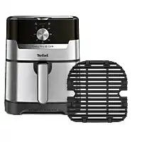 MediaMarkt Tefal Ey501d Easy Fry & Grill Xl 46l Airfryer Rvs aanbieding