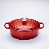 Coolblue Le Creuset Ovale Braadpan 27 cm Kersenrood aanbieding