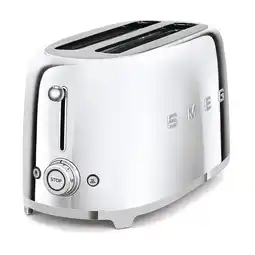 Expert Smeg TSF02SSEU Broodrooster Grijs aanbieding