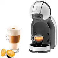 MediaMarkt Krups Dolce Gusto Minime Kp123b - Capsulemachine Met Pad- Of Capsulesysteem Grijs aanbieding