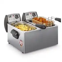 Expert Fritel FR 1850 duo Friteuse Zilver aanbieding