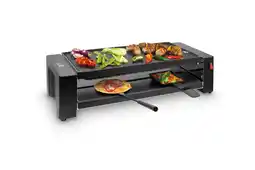 Expert Fritel Gourmetstel PR3195 Racletteset Zwart aanbieding