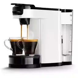 MediaMarkt Philips Sch Hd6592/04 - Koffiepadmachine Met Pad- Of Capsulesysteem Inhoud Watertank: 1 L Wit aanbieding