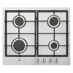 Expert Etna KG859RVSA Gas kookplaat Grijs aanbieding
