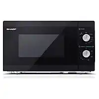 Expert Sharp YC-MG01E-B Solo magnetron Zwart aanbieding