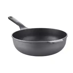 Expert BergHOFF BFF wok 30cm Stone + Pan Zwart aanbieding