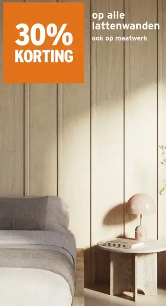 GAMMA Op alle lattenwanden aanbieding