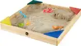 Wehkamp Plum Junior Houten zandbak 90x90x12cm aanbieding