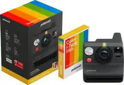 Coolblue Polaroid Now+ 3 Zwart + Color Film (8 stuks) aanbieding