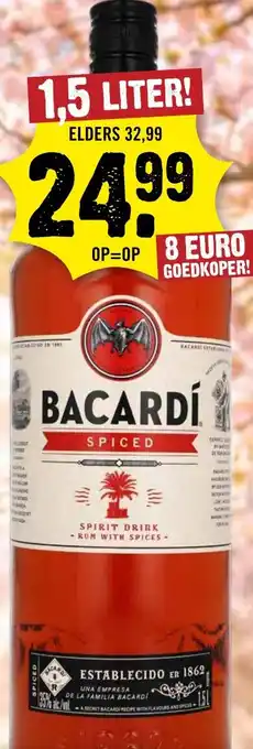 Dirck 3 Bacardí spiced aanbieding
