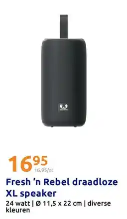 Action Fresh ’n Rebel draadloze XL speaker aanbieding