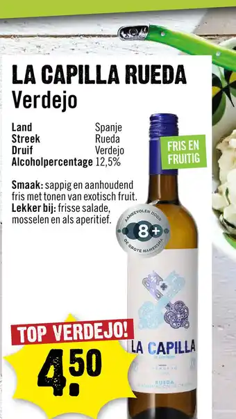 Dirck 3 La Capilla Rueda Verdejo 75 cl aanbieding