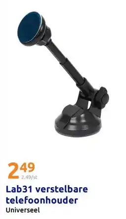 Action Lab31 verstelbare telefoonhouder aanbieding